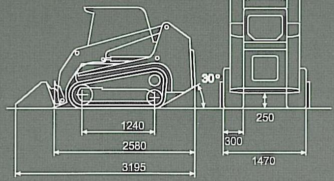 TAKEUCHI TL 220 - Dimensions - 3