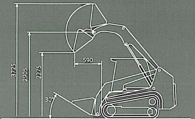 TAKEUCHI TL 220 - Dimensions - 2