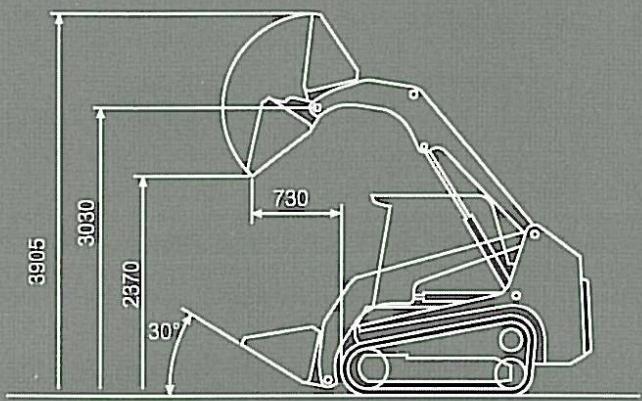 TAKEUCHI TL 230 - Dimensions - 3