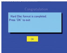 WE DIGITAL WE RECORD - Exécution du formatage - 2