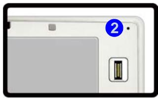WE DIGITAL WE SURF - Carte du système : Vue de face avec l'écran LCD ouvert - 3