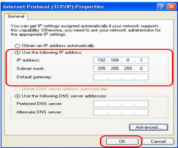 WE DIGITAL FULL TFT HDMI H264 - Configuration de l'adresse IP : réseau ethernet utilisant une connexion directe - 3