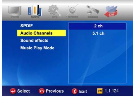 WE DIGITAL FULL TFT HDMI H264 - - Canaux audio - 2