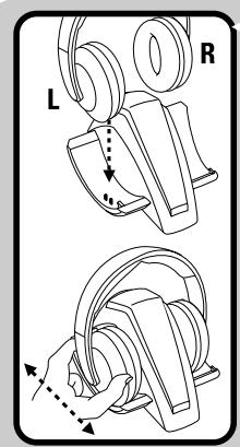 VIVANCO CSI RF-HEADPHONES SET - Laden van de geleverde accu's - 1