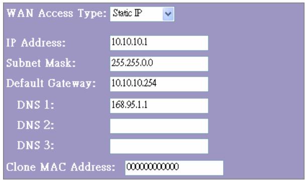 VIVANCO WLAN ROUT 54-N - Mode d'ip statique - 1