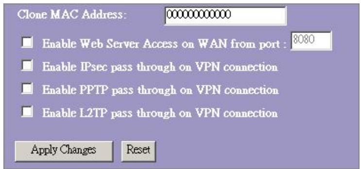 VIVANCO WLAN ROUT 54-N - Alminderige konfigurationer for WAN-interface - 1