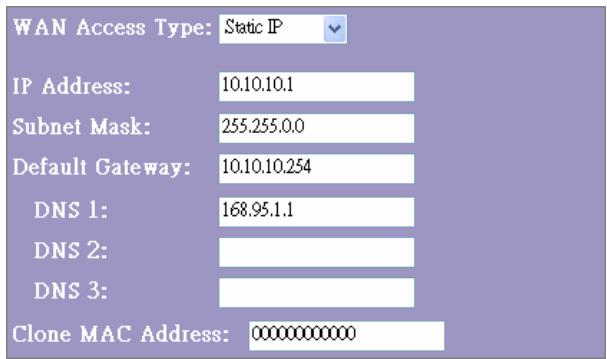 VIVANCO WLAN ROUT 54-N - Statischer IP Modus - 1