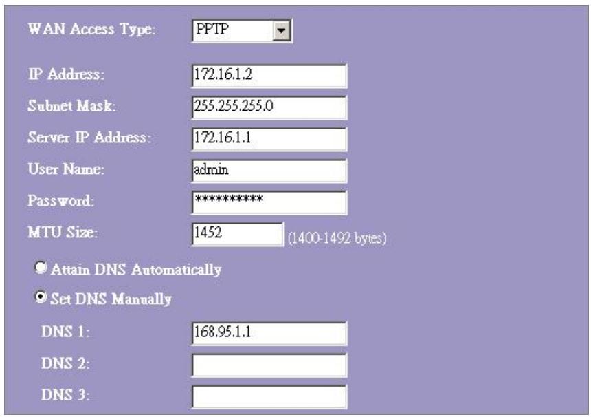 VIVANCO WLAN ROUT 54-N - PPTP Mode - 1