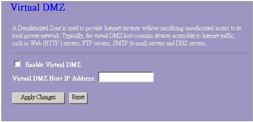 VIVANCO WLAN ROUT 54-N - DMZ virtuale - 1
