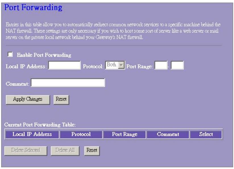 VIVANCO WLAN ROUT 54-N - Port forwarding - 1