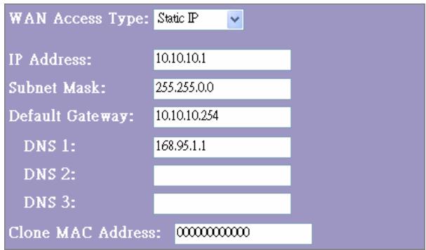 VIVANCO WLAN ROUT 54-N - Modo IP fija - 1