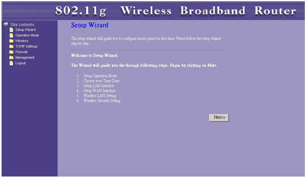 VIVANCO WLAN ROUT 54-N - The Graphic User Interface - 1