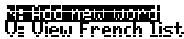 FRANKLIN BQF-440 - ▶ Adding Words - 1
