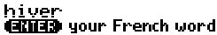 FRANKLIN BQF-440 - ▶ Adding Words - 2