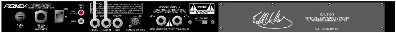 PEAVEY 5150 II - HOOKUP DIAGRAM - 6