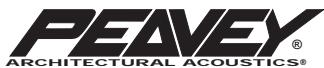 PEAVEY A-A-AC8 - SAVE THESE INSTRUCTIONS! - 1