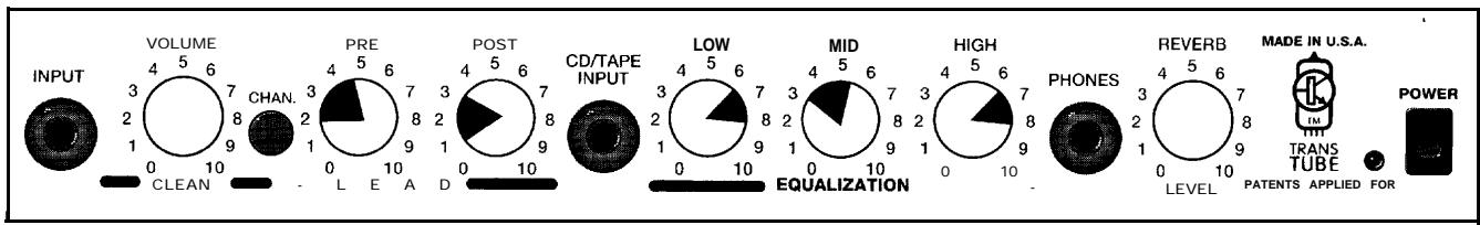 PEAVEY AUDITION 110 - TONE SETTINGS - 2