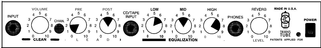 PEAVEY AUDITION 110 - TONE SETTINGS - 3