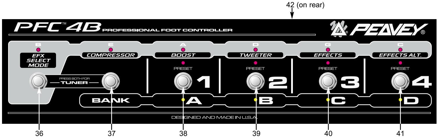 PEAVEY BAM 210 - FUSSSCHALTER - 1