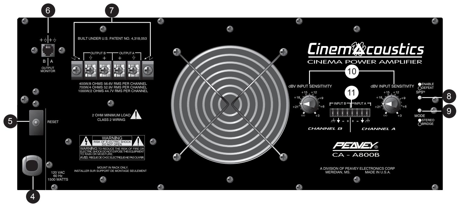 PEAVEY CA-A540B - MAINS POWER SWITCH - 1