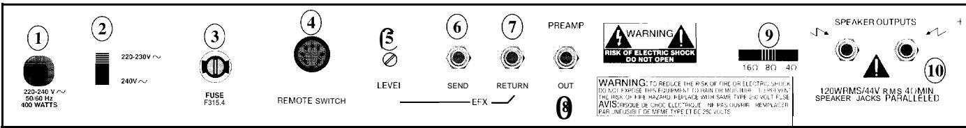 PEAVEY DUEL 212 - POWER SWITCH (interrupteur d'alimentation) (24) - 1
