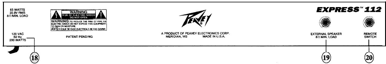 PEAVEY EXPRESS 112 S - POWER SWITCH (17) - 1
