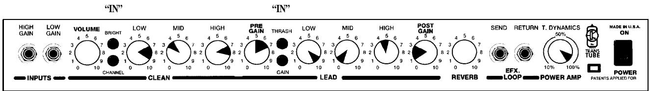 PEAVEY EXPRESS 112 S - TONE SETTINGS - 1