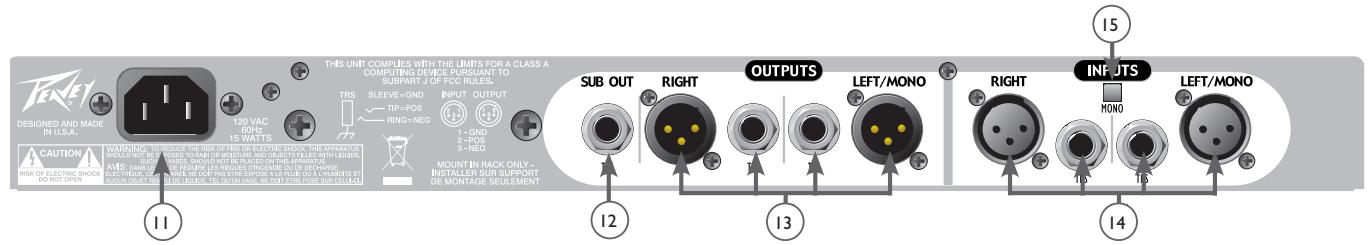 PEAVEY KOSMOS V2 - ⑧ Desconectando el Crossover - 1