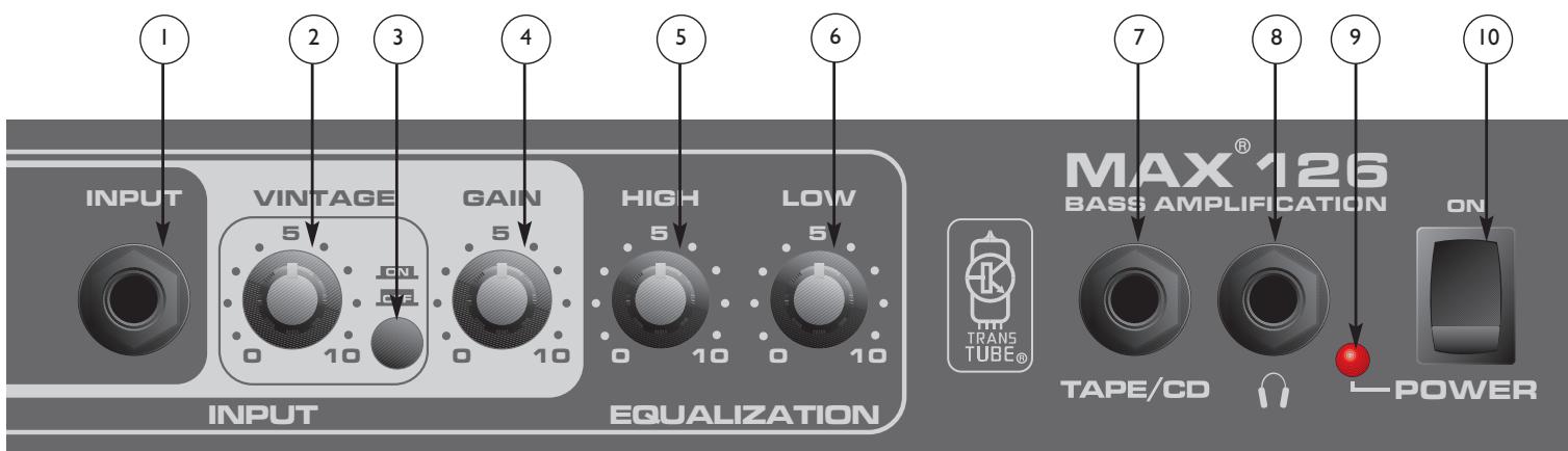 PEAVEY MAX 126 - MERKMALE: - 1