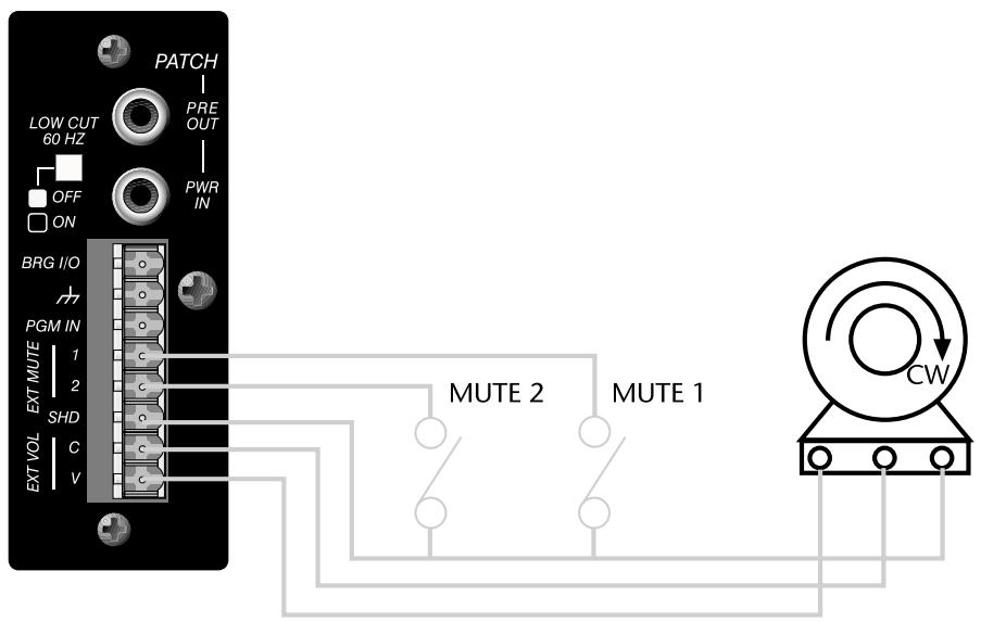 PEAVEY MMA 8752 - Ext mute 1/2 - 1