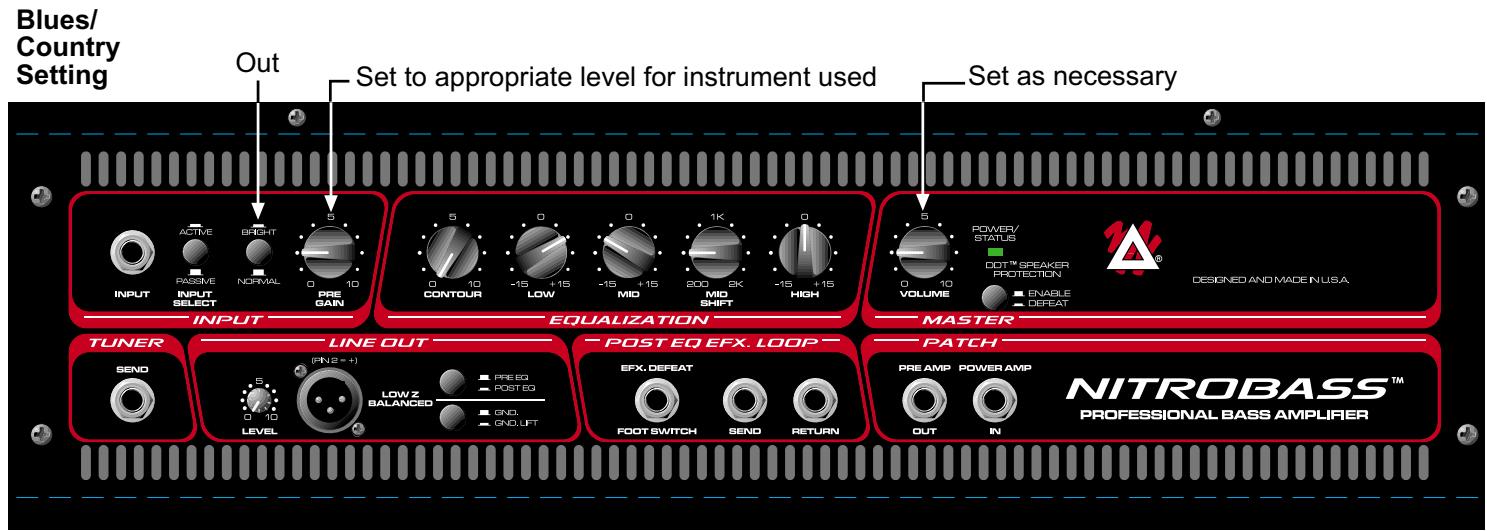 PEAVEY NITROBASS - Recommend Settings - 3