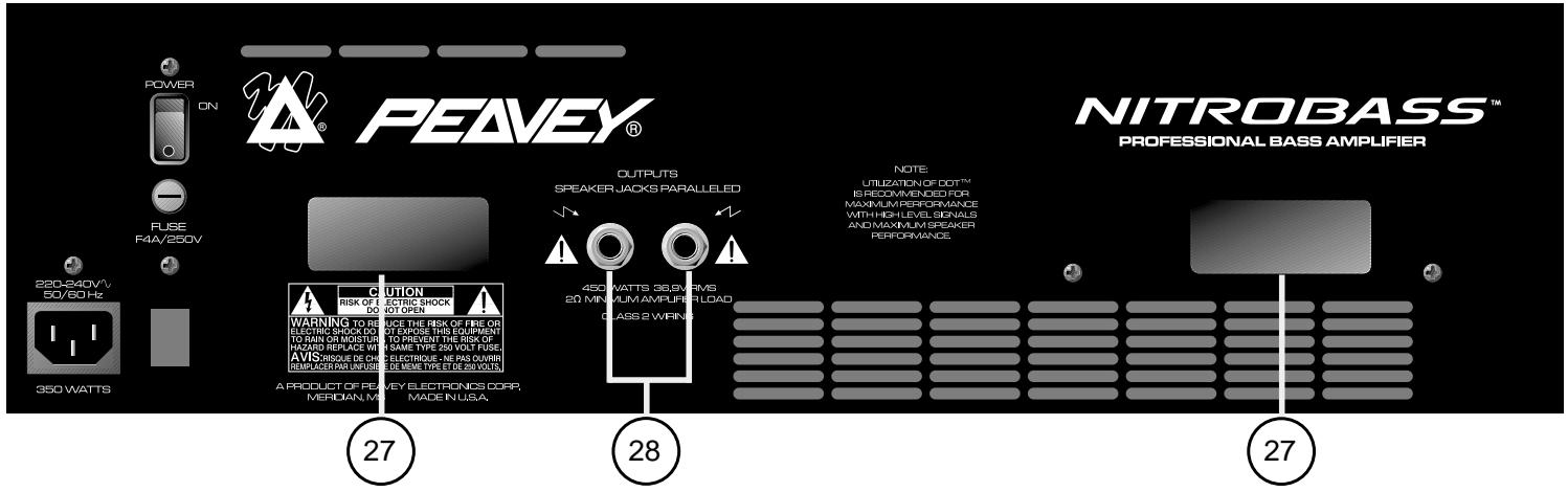 PEAVEY NITROBASS - ENTRADA DE AMPLI DE PODER - 1