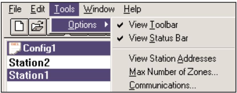 PEAVEY PAGEMATRIX - Tools Menu/Options - 1