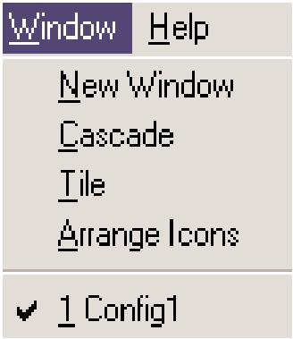 PEAVEY PAGEMATRIX - Menu Windows (Fenêtres) - 1