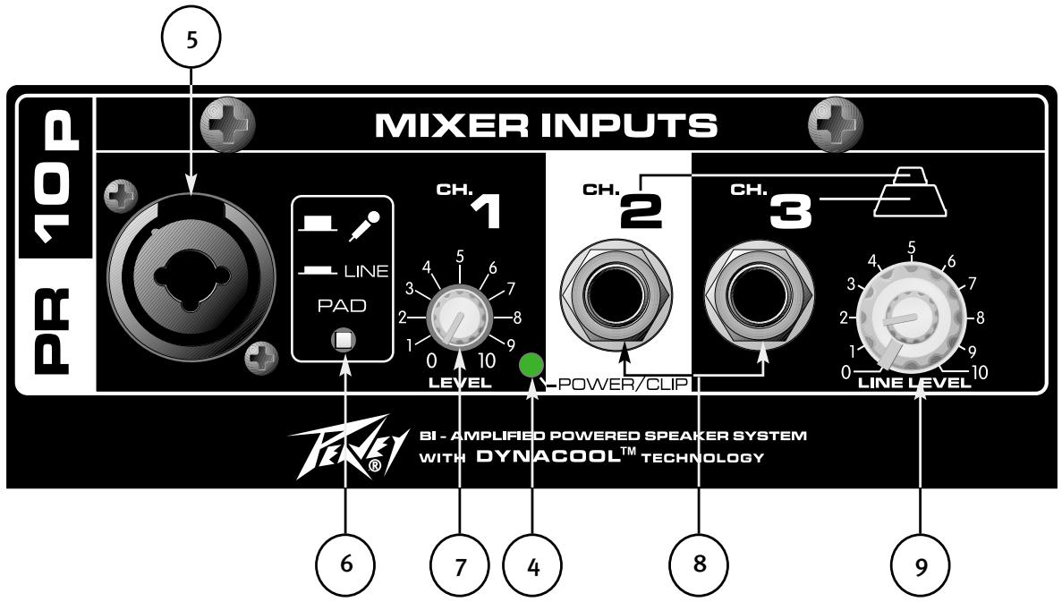 PEAVEY PR 10P - INTERRUPTOR DE ENCENDIDO/APAGADO - 1