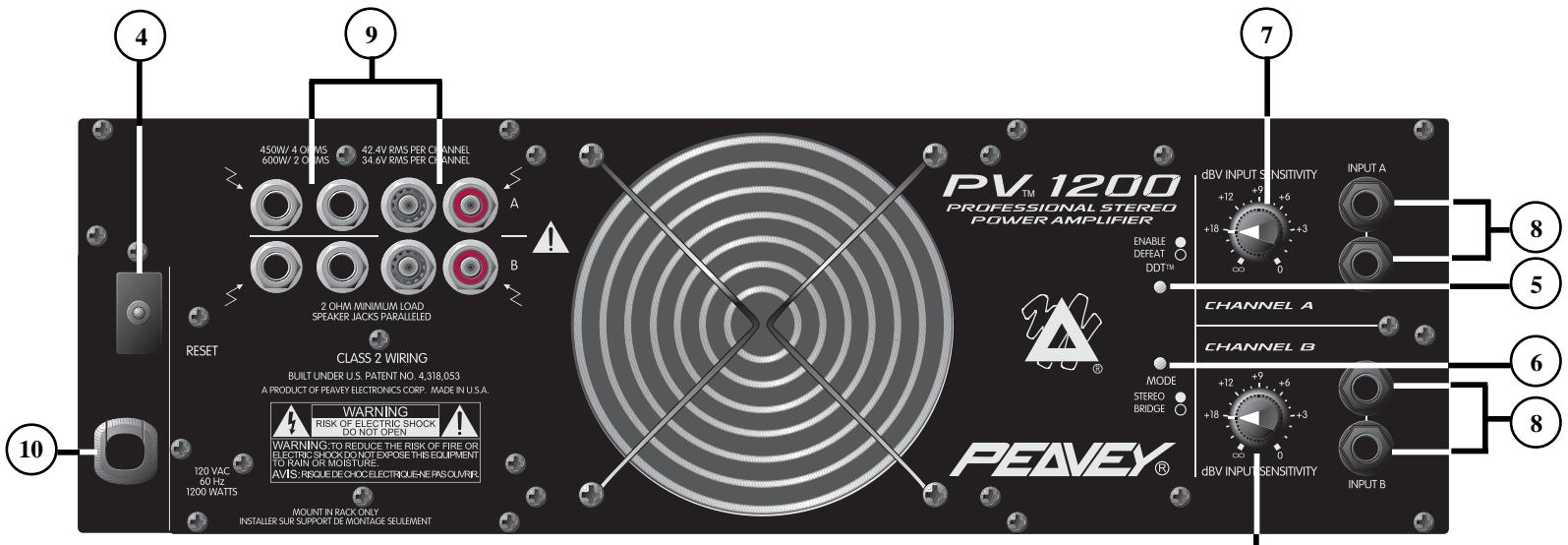 PEAVEY PV 1200 - CIRCUIT BREAKER (4) - 2