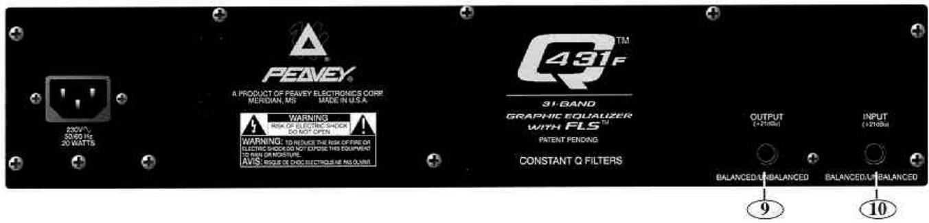 PEAVEY Q 431F - POWER SWITCH (interrupteur d'alimentation) (8) - 1