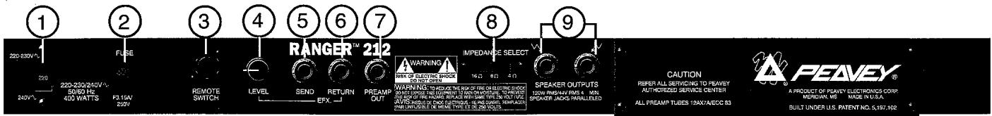 PEAVEY RANGER 212 - LED POWER (témoin d'alimentation) (25) - 1