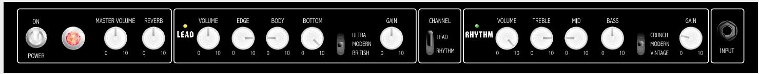 PEAVEY SUPREME XL - Supreme™ XL SUGGESTED SETTINGS - 1