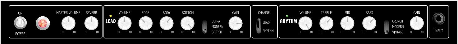PEAVEY SUPREME XL - Supreme™ XL SUGGESTED SETTINGS - 3