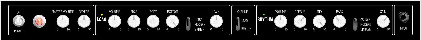 PEAVEY SUPREME XL - Supreme™ XL SUGGESTED SETTINGS - 2