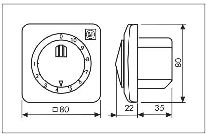UNELVENT ACCESSOIRES ÉLECTRIQUES - Variateur encastré - 2