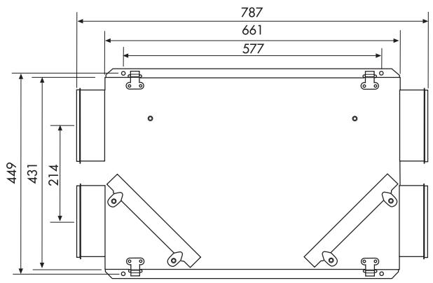 UNELVENT CADS HR - Dimensions (mm) - 3