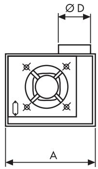 UNELVENT CKB - Dimensions (mm) - 1