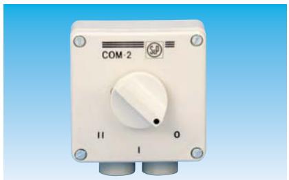 UNELVENT COMMUTATEURS & AUTOTRANSFORMATEURS - Commutateur 2 vitesses - 3 positions 0 / 1 / 2 - 1