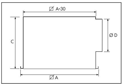 UNELVENT DHI/P - Dimensions (mm) - 4