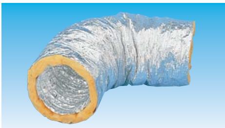 UNELVENT GAINES ALUMINIUM - Série GSI - gaines isolées - M1 - 1