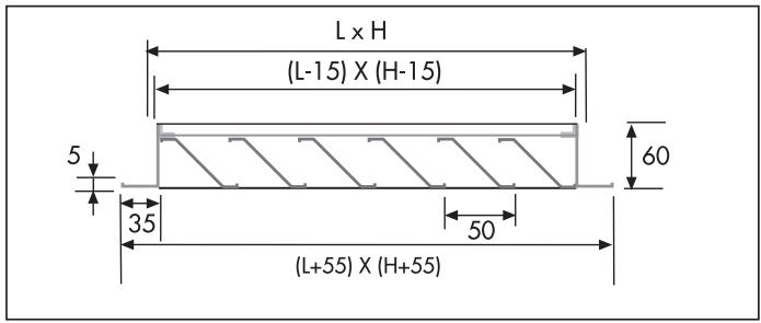 UNELVENT GRE - Dimensions (mm) - 1