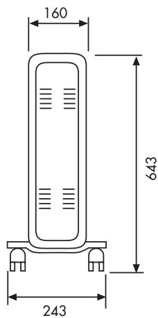 UNELVENT SAHARA - Dimensions (mm) - 2
