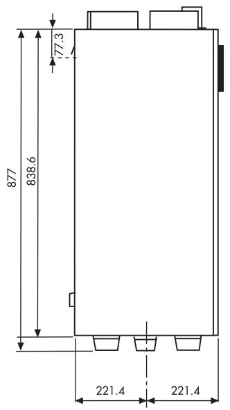 UNELVENT VMC DOUBLE FLUX INITIA 225 ECOWATT FILAIRE - Exemple de température - 3